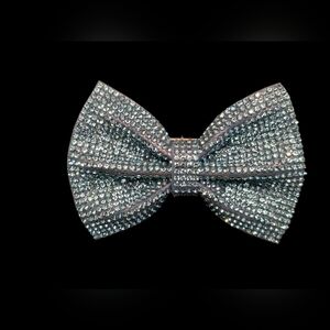 Blue Rhinestone Bow Phone Clip / Holder Accessory